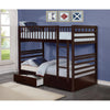 Wooden bunk bed 