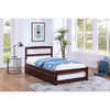 Espresso Mission Style Single Bed with Storage