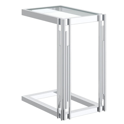 Estrel C-Shaped Side Table for Sofa or Living Room