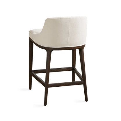 Everett Ivory Counter Height Chair with Linen Upholstery