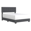 Exton Tufted Queen Bed in Light Grey – Adjustable Headboard