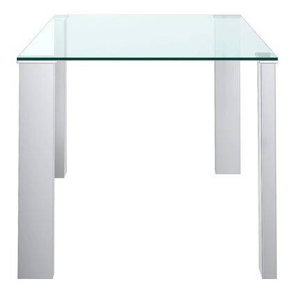 Frankfurt Rectangular Stainless Steel Dining Table For 4-6