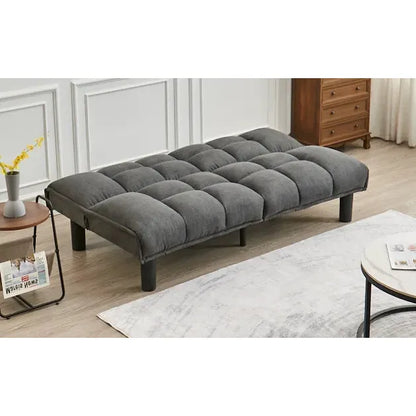 Gray futon sofa bed for living room 