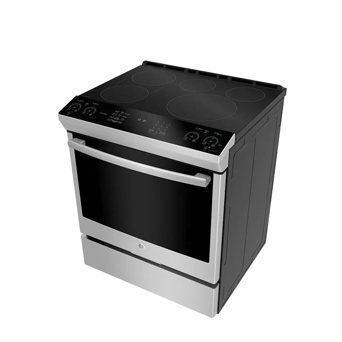 GE Profile 30" Slide-In Induction Range – Air Fry – No Preheat – Stainless Steel – PCHS920YMFS