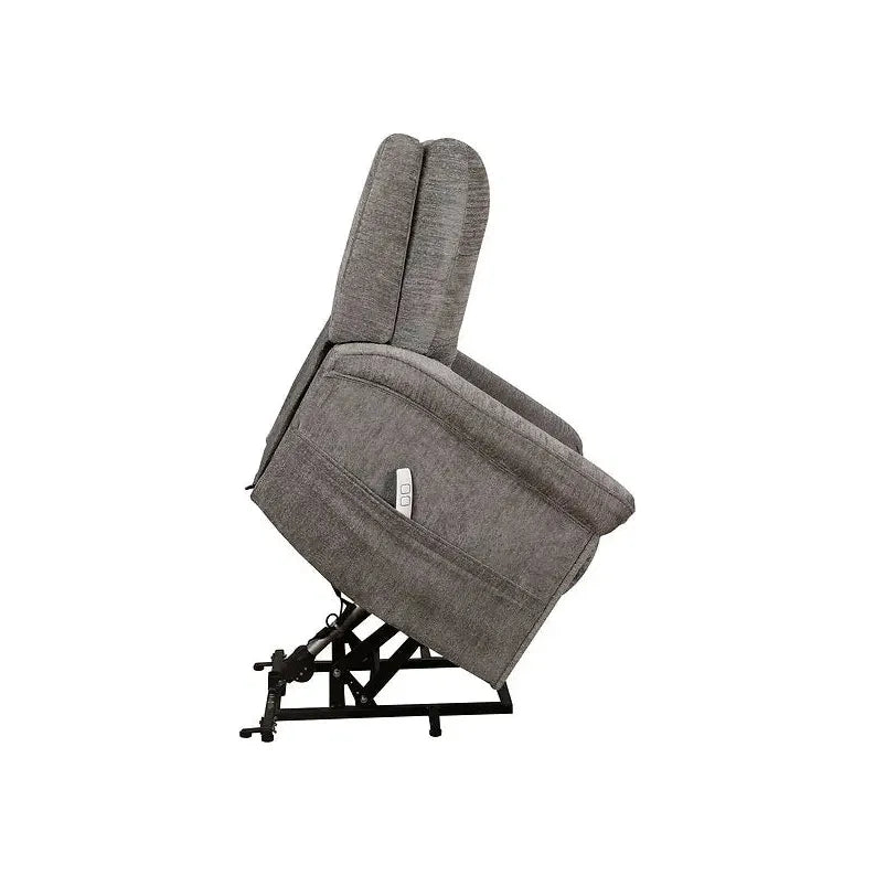 Gray recliner chair 