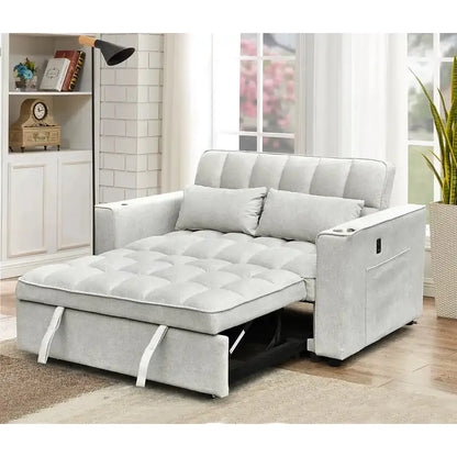 Gray sofa bed for living room setting at affordable price in Montreal