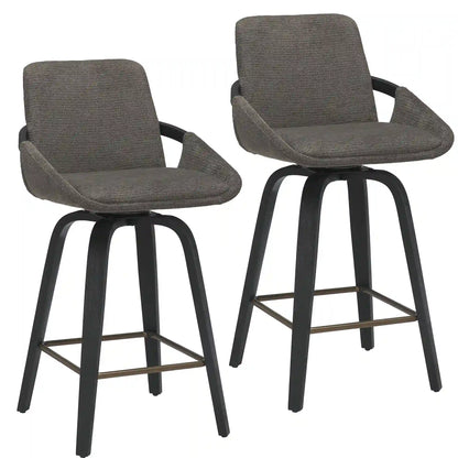 Parker 26 Swivel Counter Stools with Arms - Set of 2