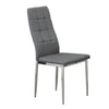 Grey Tufted Dining Chair