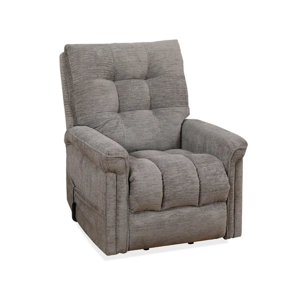 Grey Lift Chair Recliner with Remote