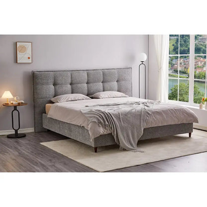 Queen Platform Bed with Mattress Support