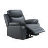 Gray recliner chair 