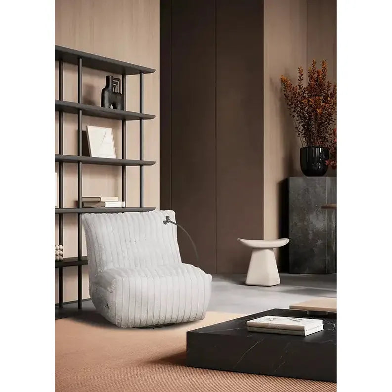 Space-Saving Recliner Chair with Phone Holder For living room