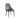 Grey chair with a chevron pattern
