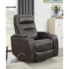Grey  leather recliner chair for living room