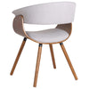 Holt Mid-Century Modern Accent & Dining Chair – Walnut Wood Frame