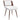Hudson Mid-Century Modern Side Chair – Faux Leather Dining or Accent Chair