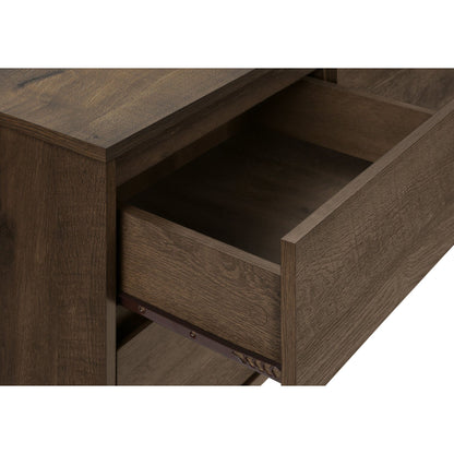 STORAGE DRAWER OF 72"L DARK BROWN WOOD-LOOK TV STAND