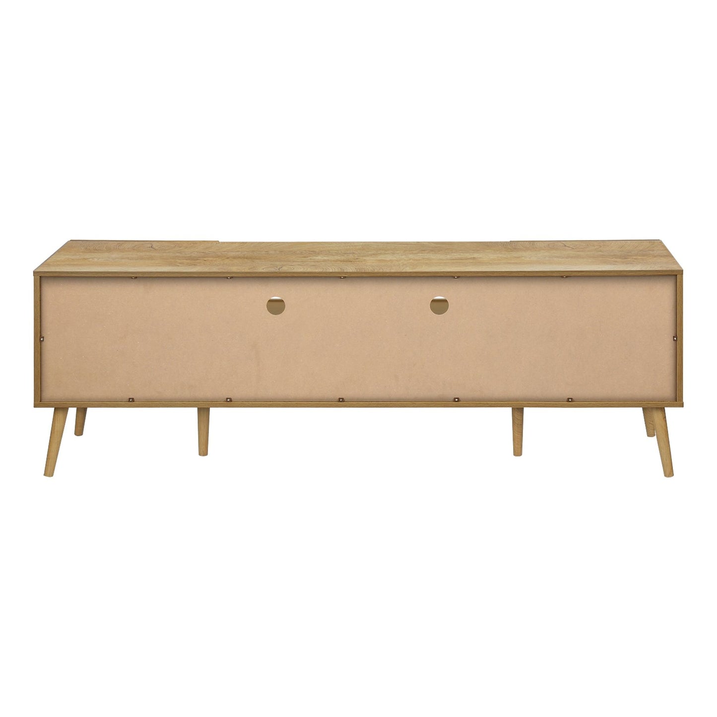 TV STAND - 72"L / WALNUT WITH STORAGE