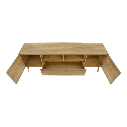 STORAGE OPTIONS OF 72"L WALNUT  TV STAND 