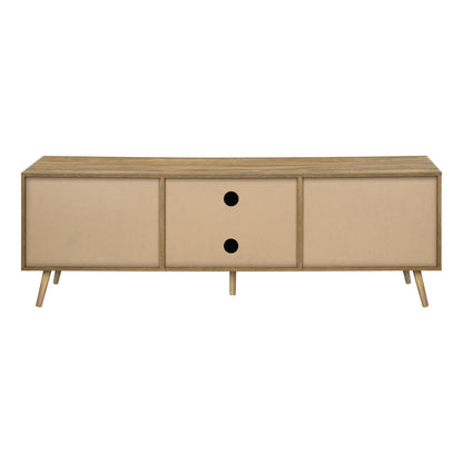 BACK VIEW OF 72"L WALNUT TV STAND 
