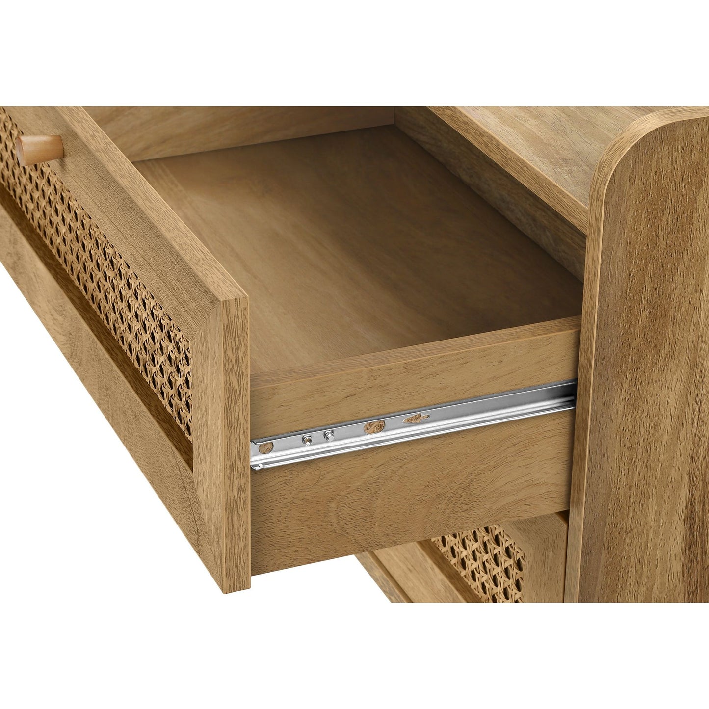 STORAGE DRAWER OF 72"L WALNUT  TV STAND 