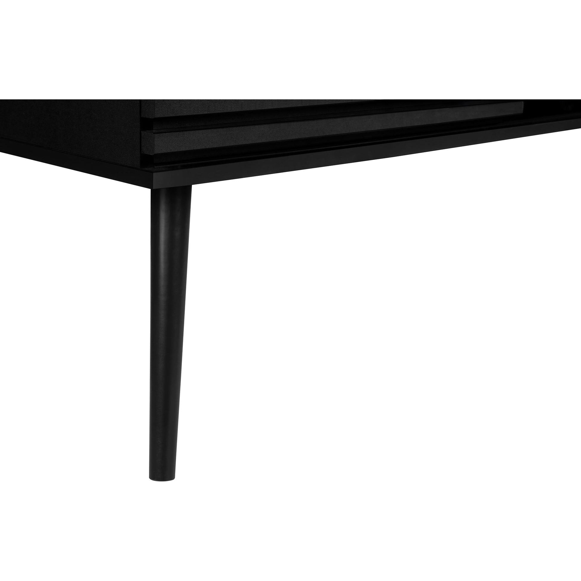 72"L BLACK COLOR TV STAND 