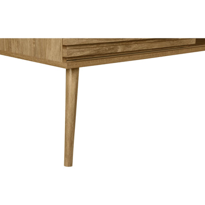 WOODEN LEG OF 72"L WALNUT TV STAND 