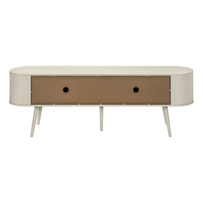 BACK VIEW OF TV STAND WITH 4 DOORS