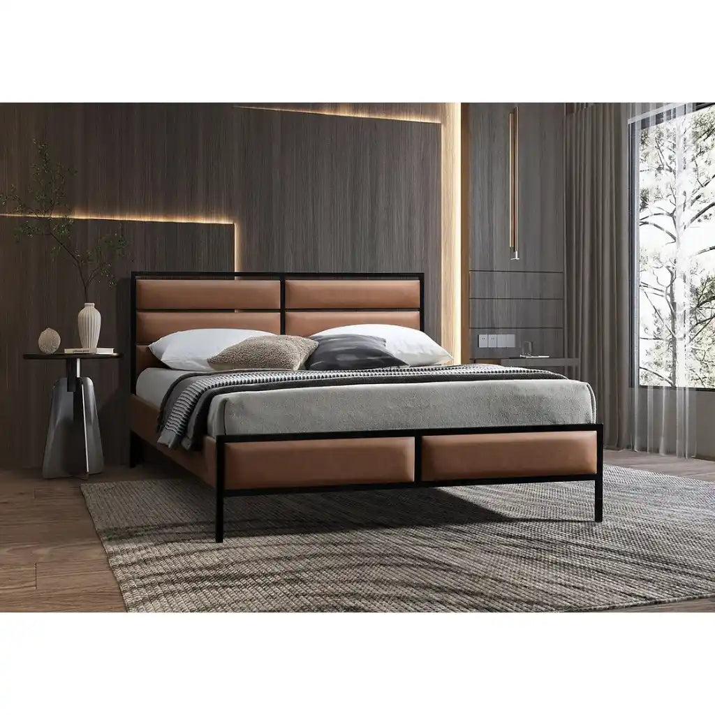  Industrial Double Platform Bed
