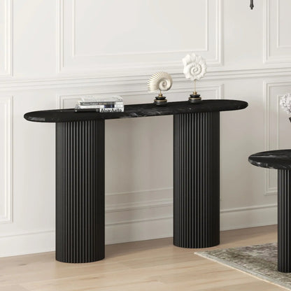 Jilsa Marble Console Table For Hallways & Entryways