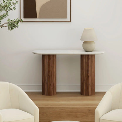 Jilsa Marble Console Table For Hallways & Entryways