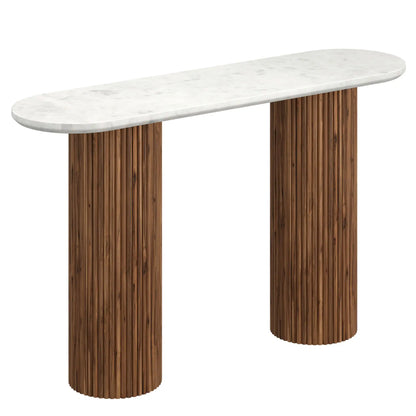 Jilsa Marble Console Table For Hallways & Entryways