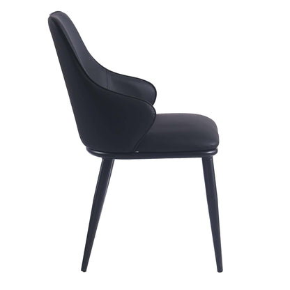 Kash Dining Chair, Modern Fabric Upholstered Armchairs - Set of 2