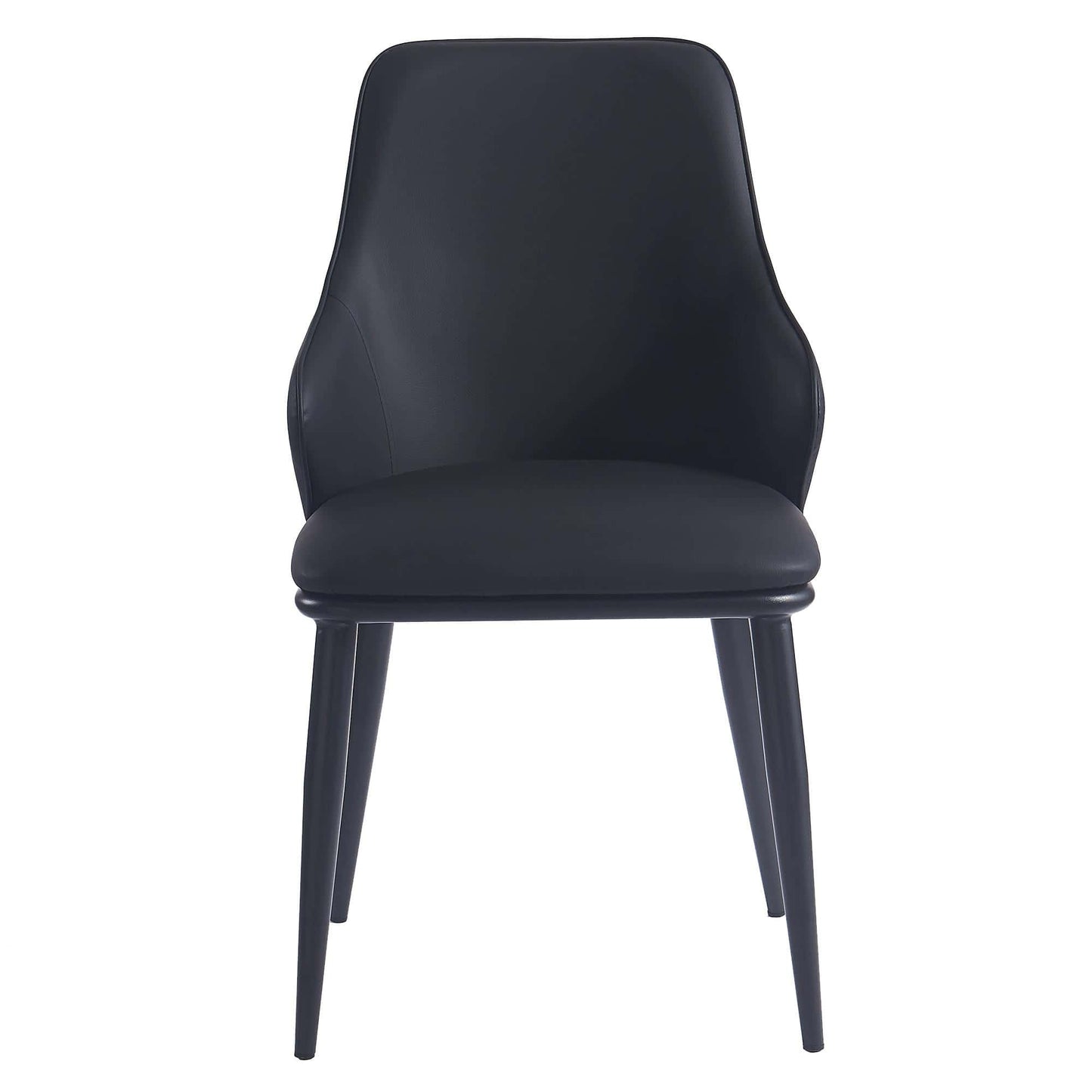 Kash Dining Chair, Modern Fabric Upholstered Armchairs - Set of 2