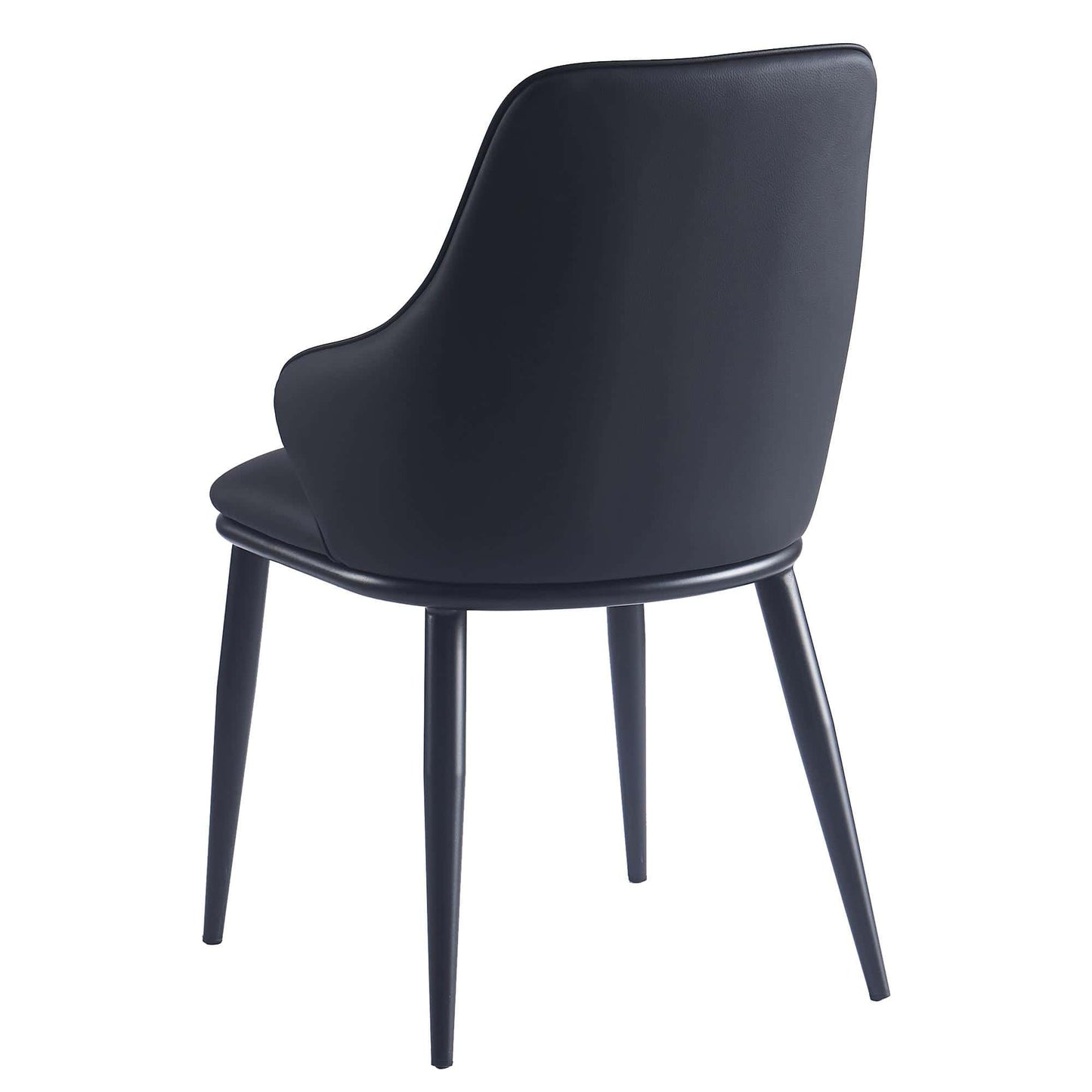 Kash Dining Chair, Modern Fabric Upholstered Armchairs - Set of 2
