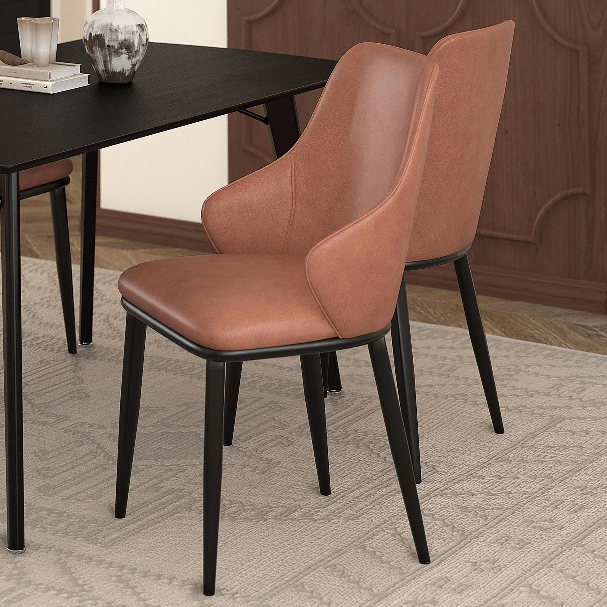 Kash Dining Chair with Faux Leather