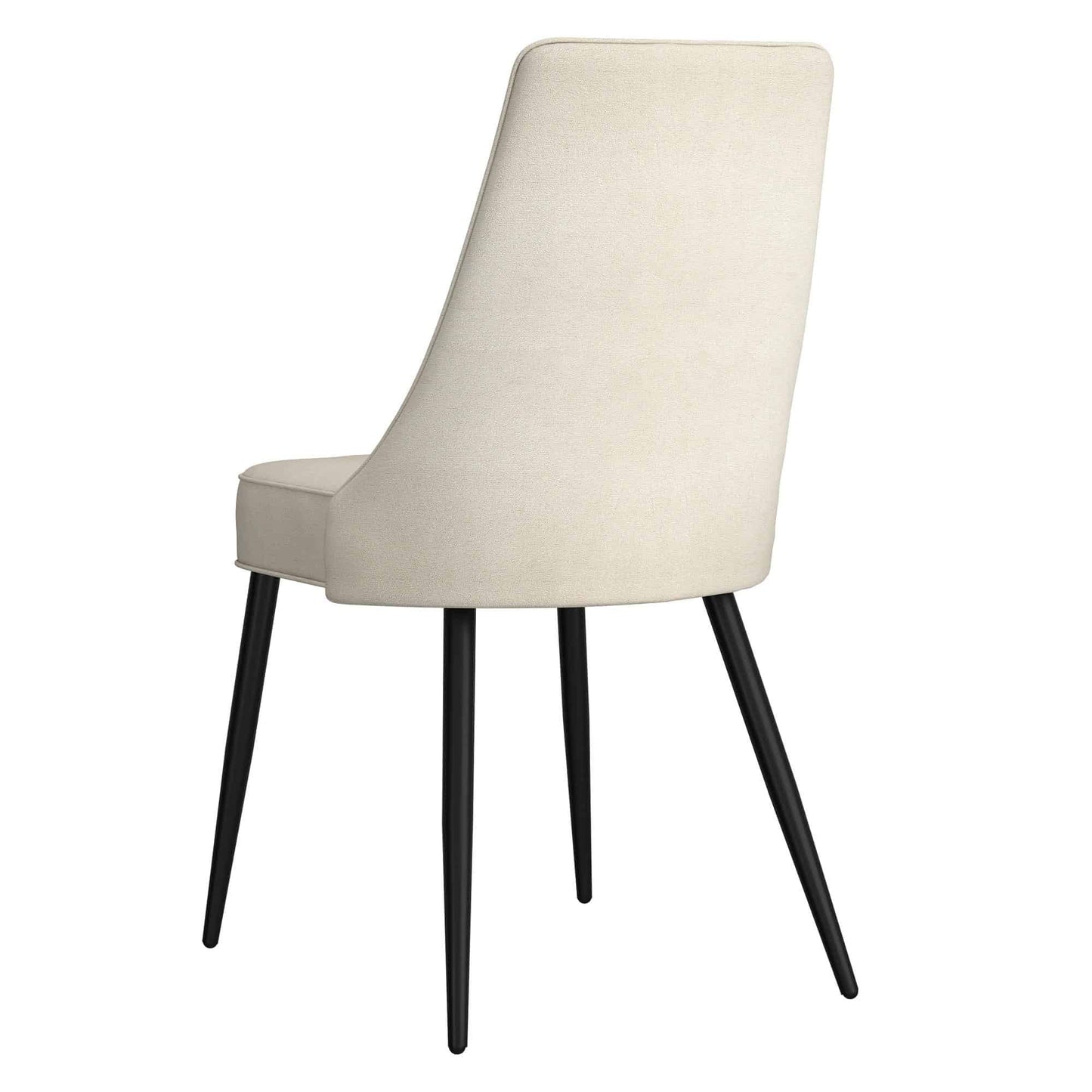 Set of 2 Koda Fabric Dining Chairs – Mid-Century Modern Design