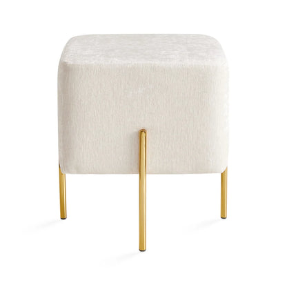Buy Ottoman with Polished Gold Legs for living room in Montreal or qubec