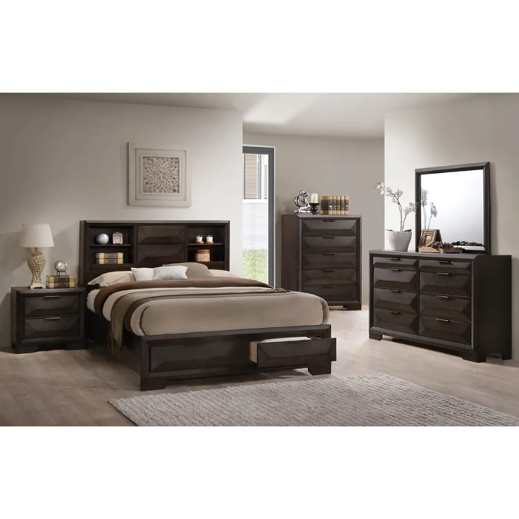  Laura Grey 5 Piece Bedroom Set