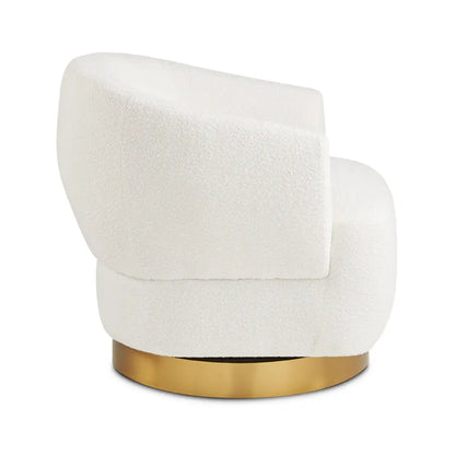 Side Profile Of Liam Fabric Accent Chair 