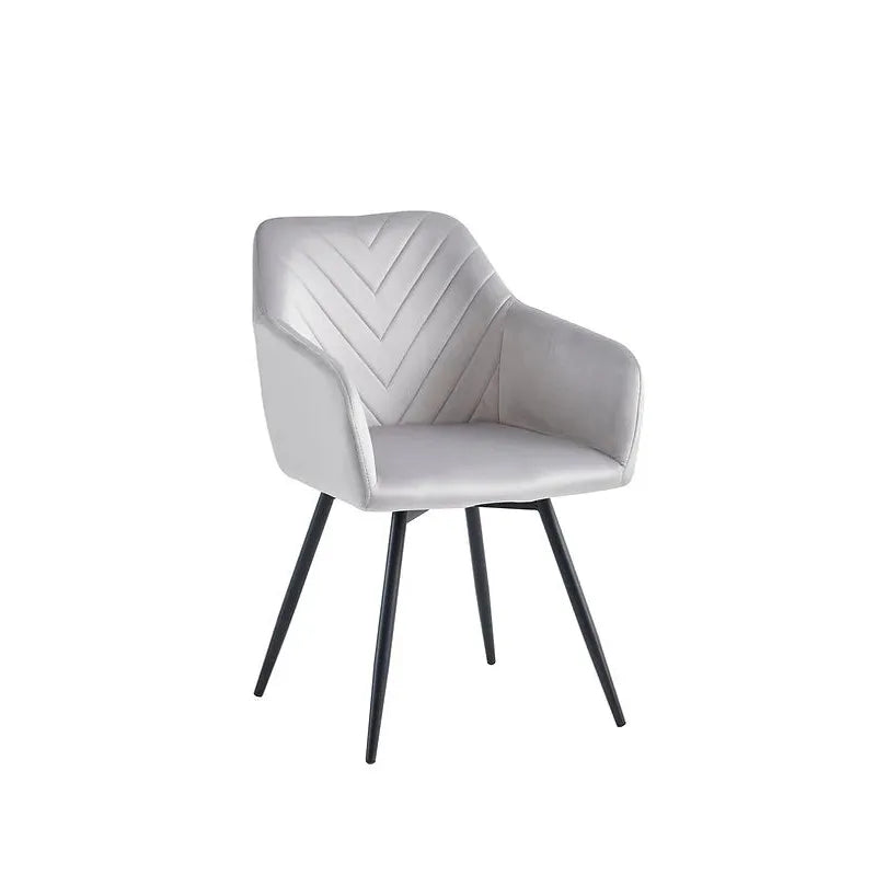 Light Grey armchair with black legs