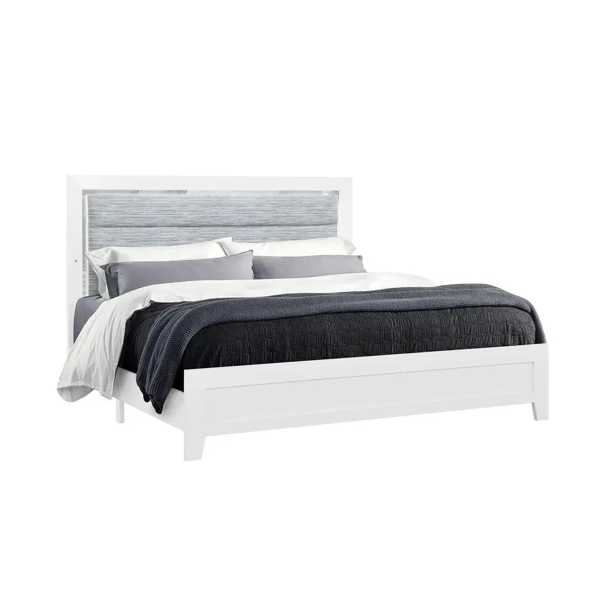 White bed frame