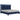 Lumina 60  Blue Velvet Queen Bed with LED Light