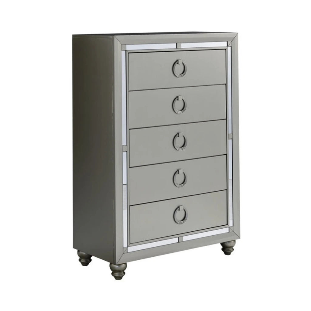 Luna 5 Drawer Contemporary Storage
