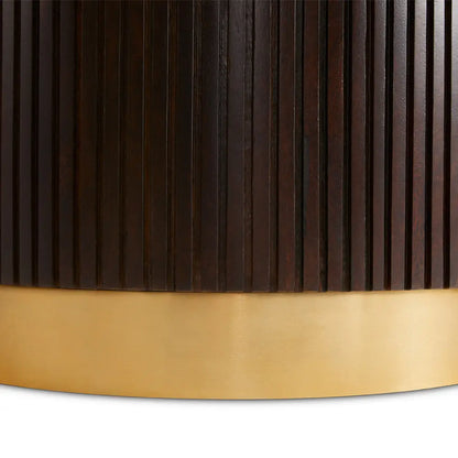 Luxury Serenity Marble Top Dining Room Table with Brushed Gold Base