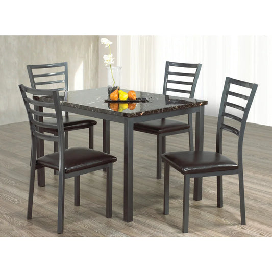 Dining table set with four chairs 