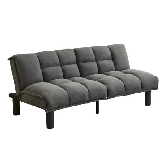 Gray futon sofa at an affordable price