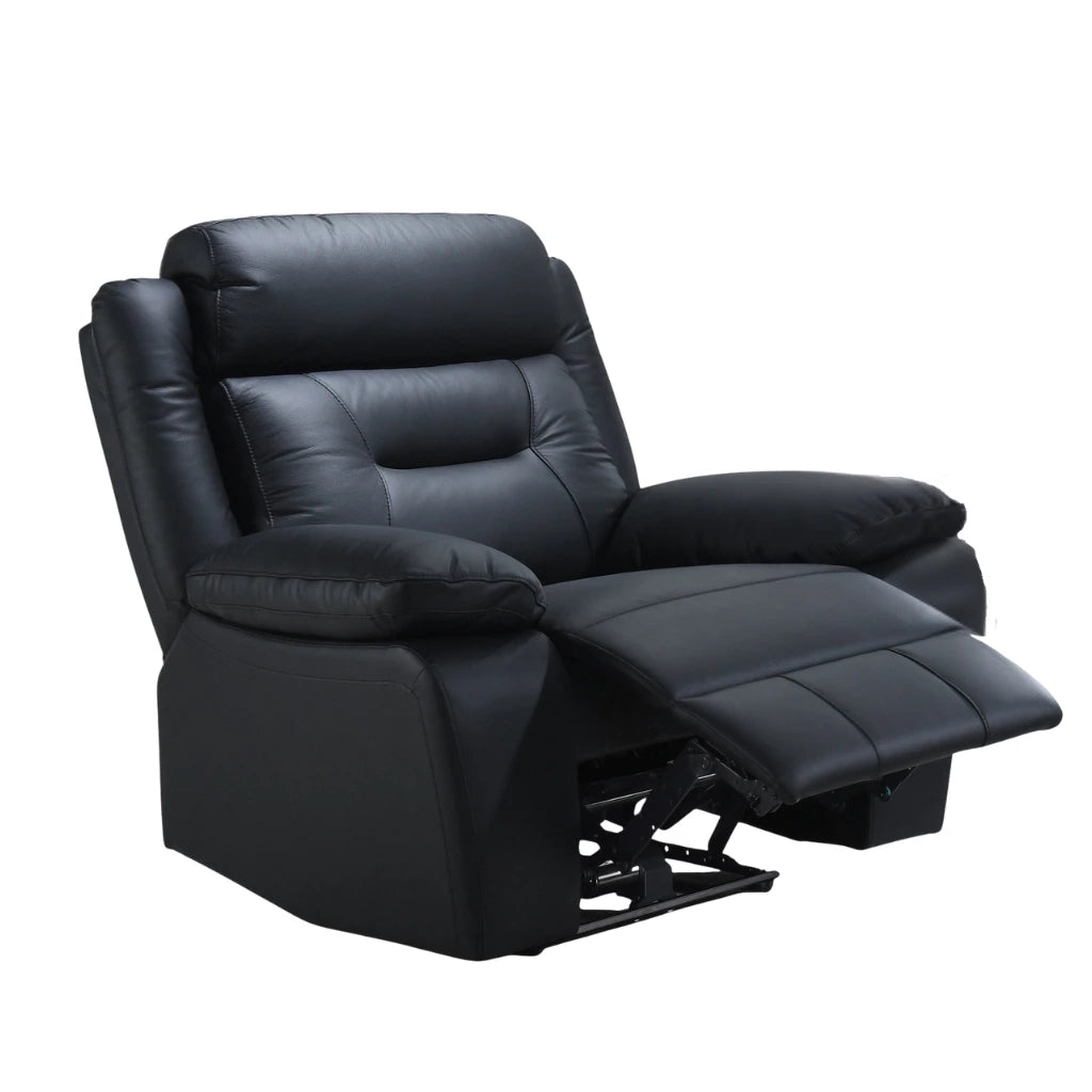 Black Power Recliner Chair with USB 
