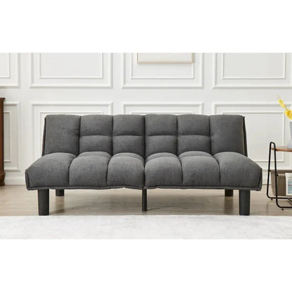 Grey futon sofa bed