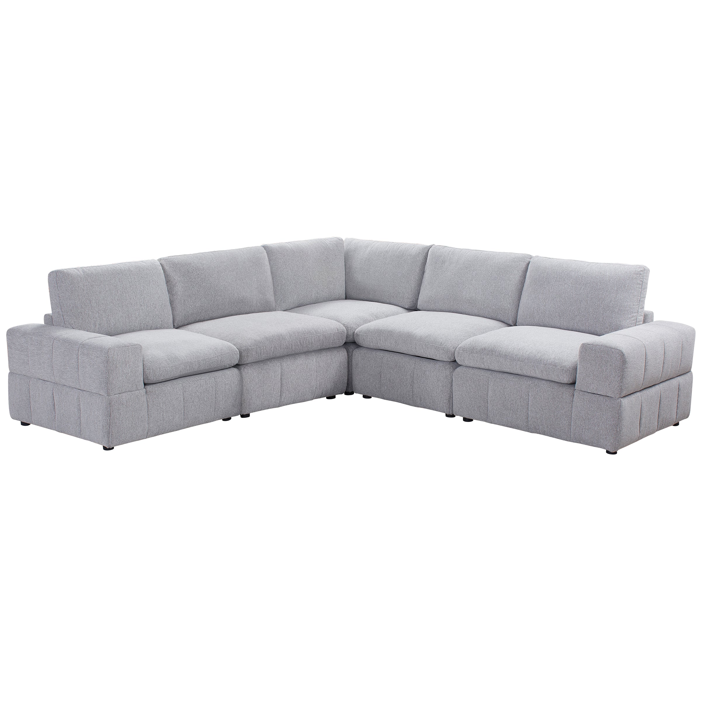 Momento 5-Piece Modular Corner Sofa